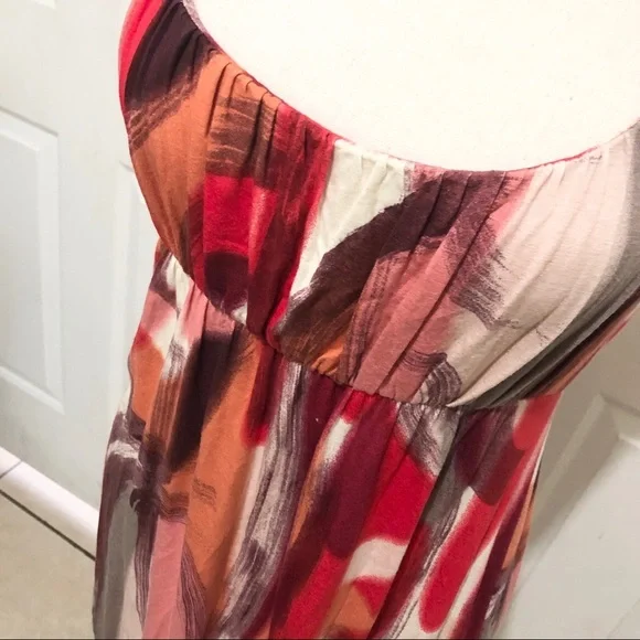 Weston Wear Red Abstract Sleeveless Dress - Picture 3 of 8